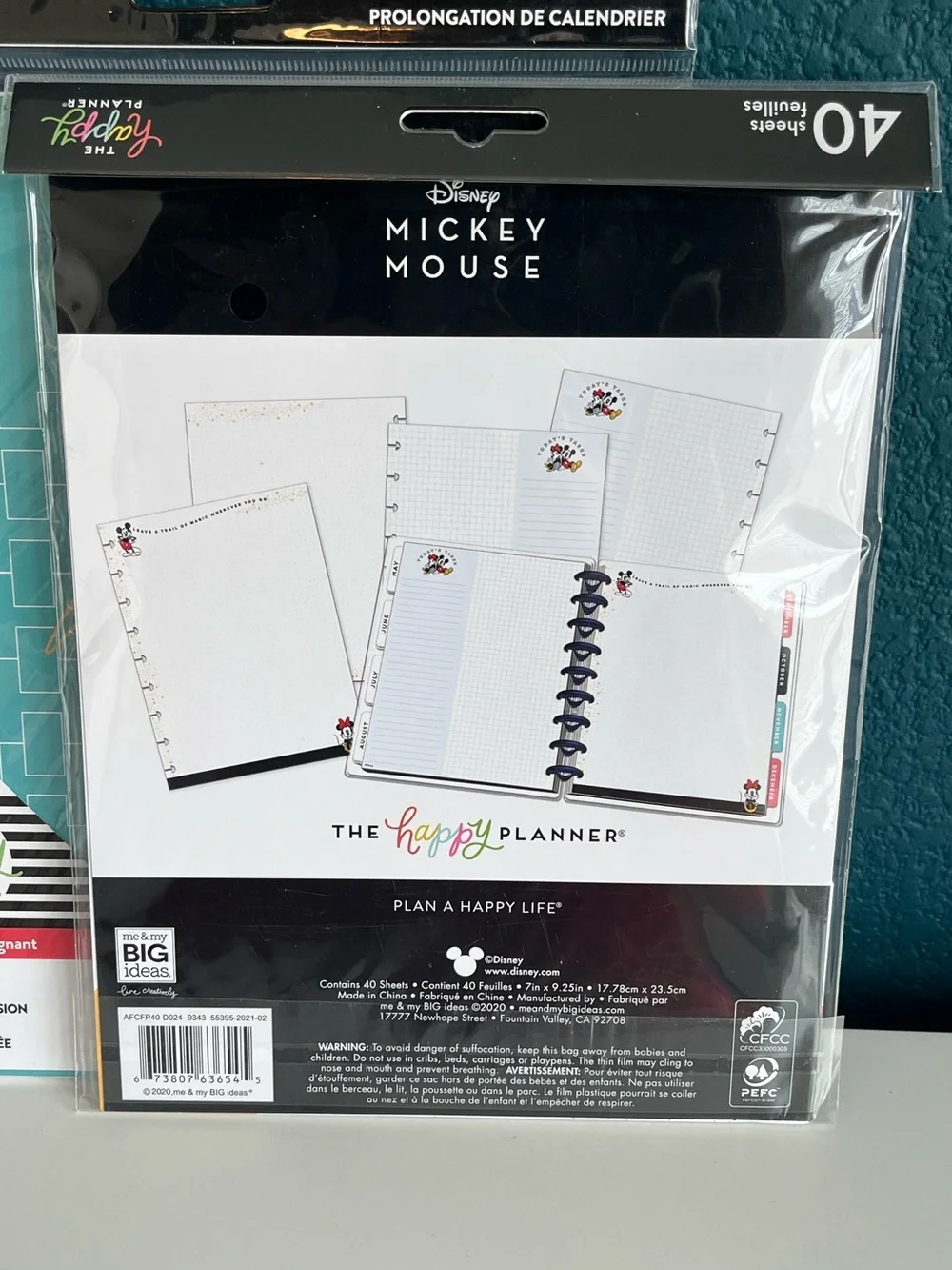 The Happy Planner Disney Mickey Mouse 6 Month Undated Extension